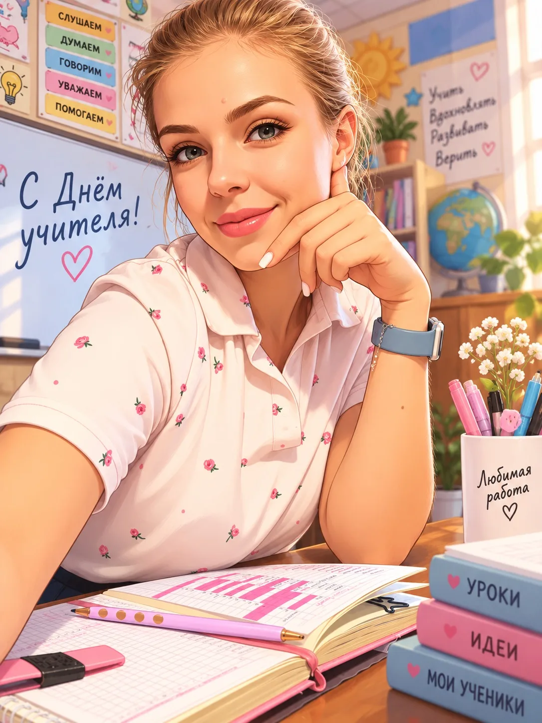 🌷 С Днём учителя, дорогие коллеги!