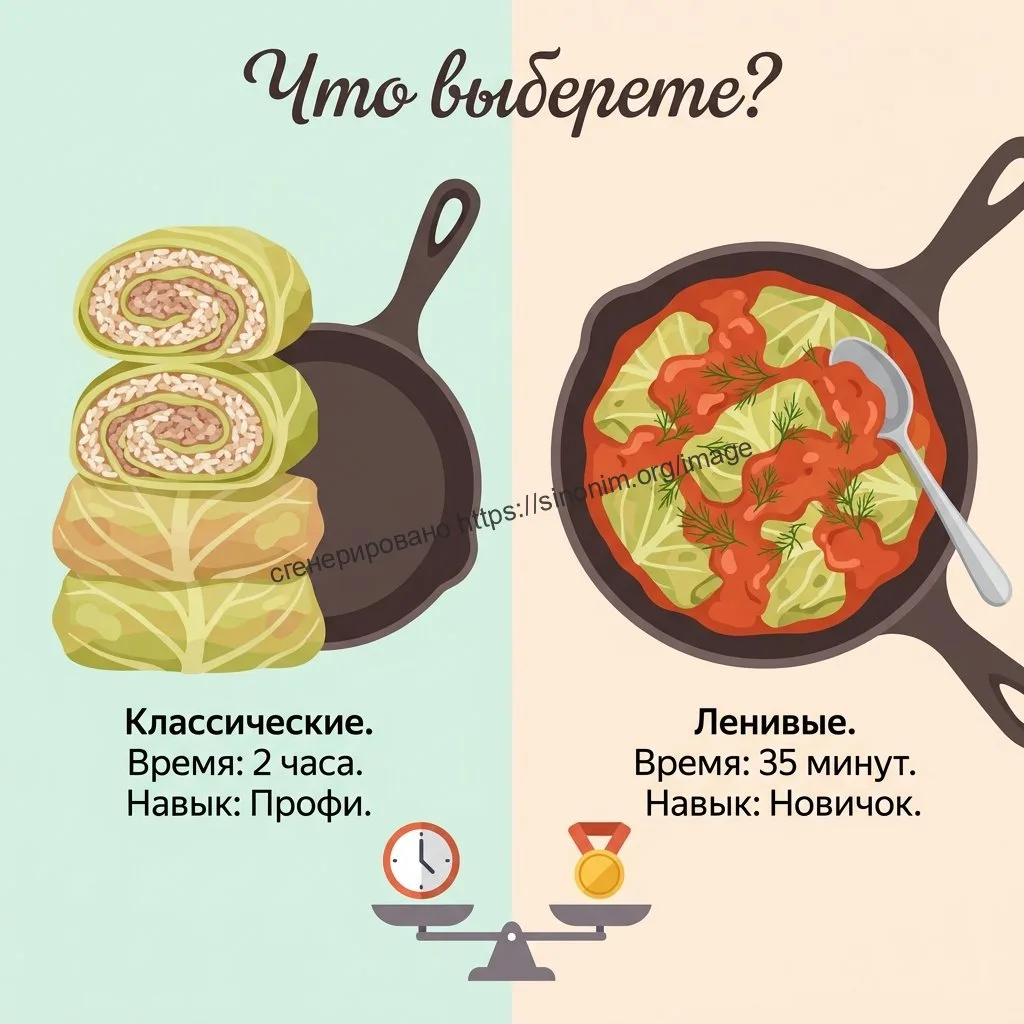 Ленивые или классические? Выбираем голубцы без драмы 🥬🍖