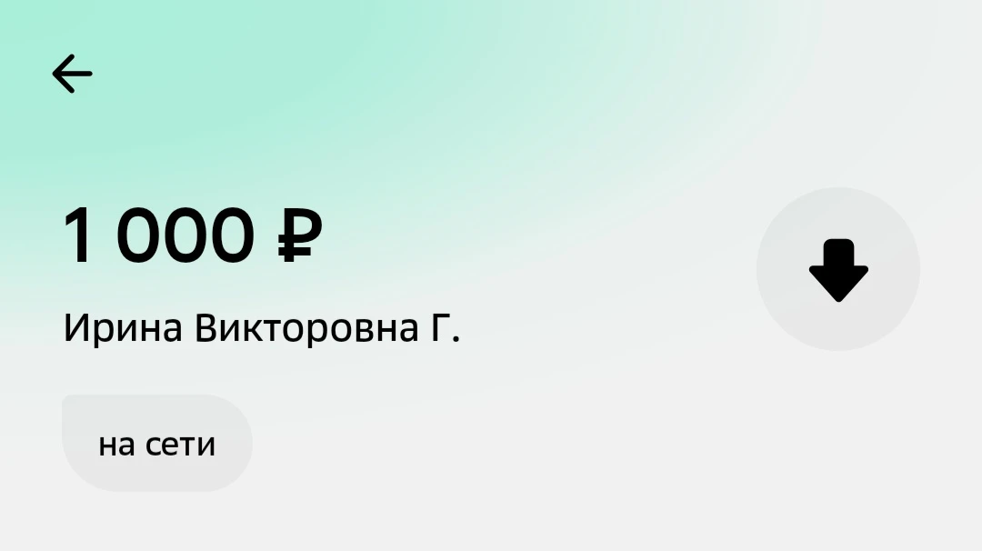 Олеся Л. (наличные 1000р)