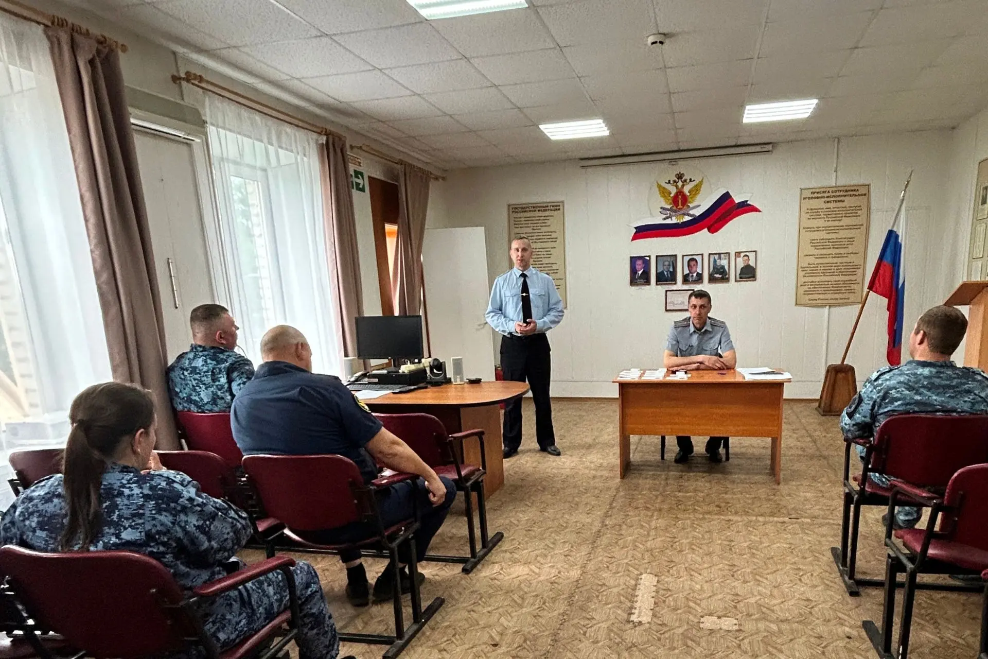 В ФКУ ИК-20 состоялась беседа с личным составом учреждения по профилактике мошенничества и киберпрес
