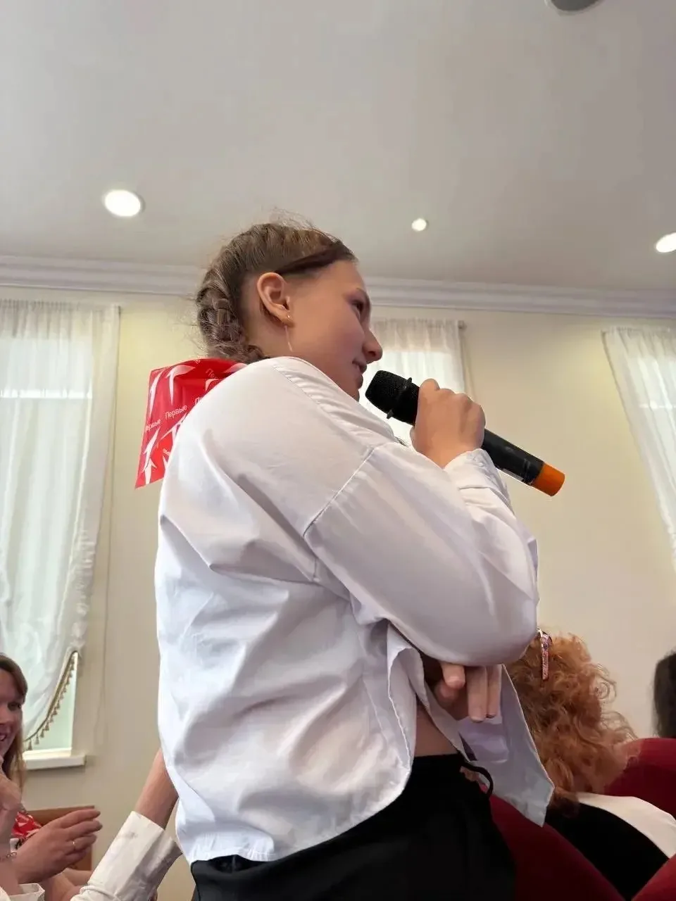 Накануне Дня Победы активисты «Движения Первых» вместе с советником директора по воспитанию Синчук О