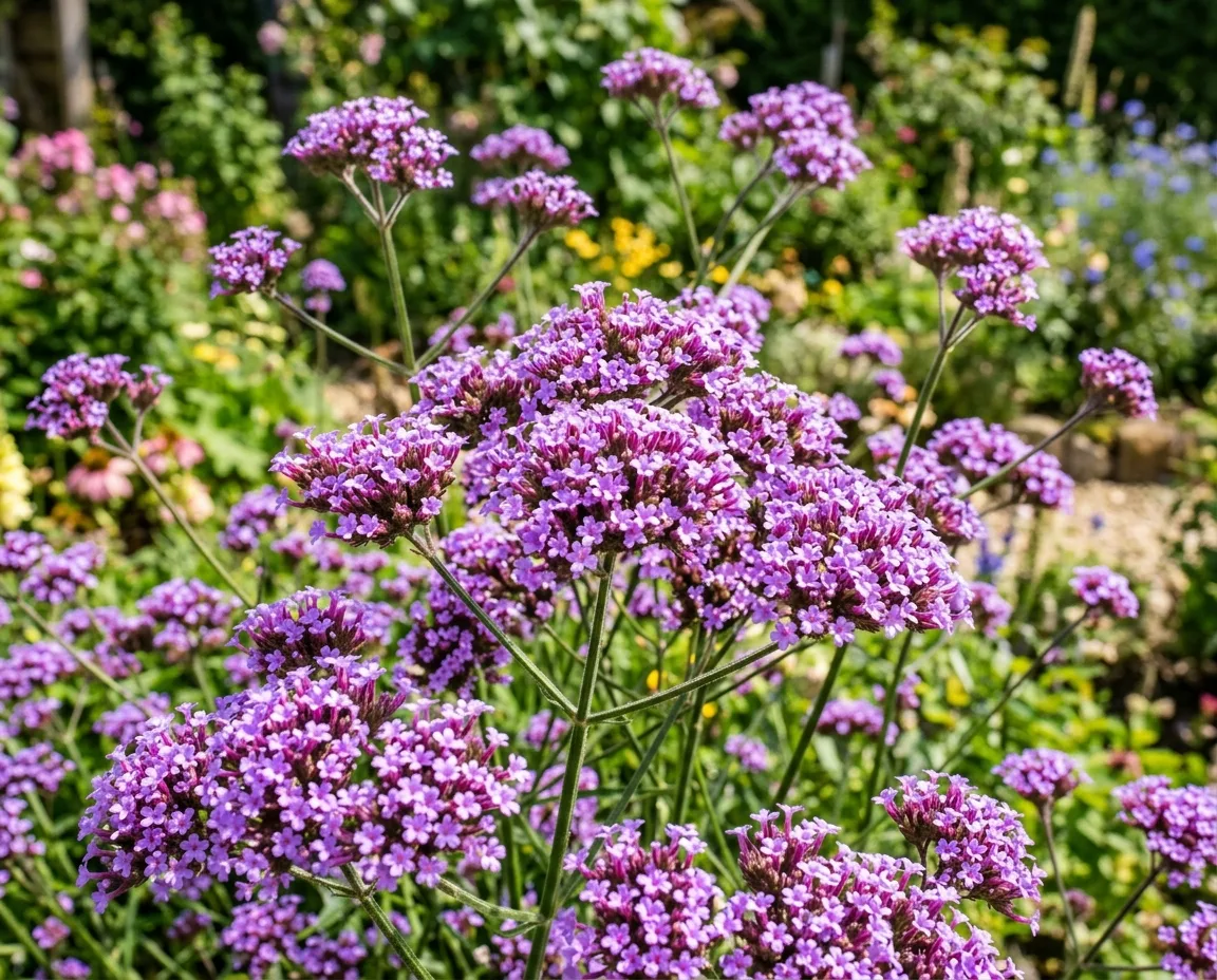 💜 ВЕРБЕНА БОНАРСКАЯ — ФИОЛЕТОВЫЕ ОБЛАКА ДЛЯ ВАШЕГО ЦВЕТНИКА!Хотите добавить саду лёгкости и воздуха