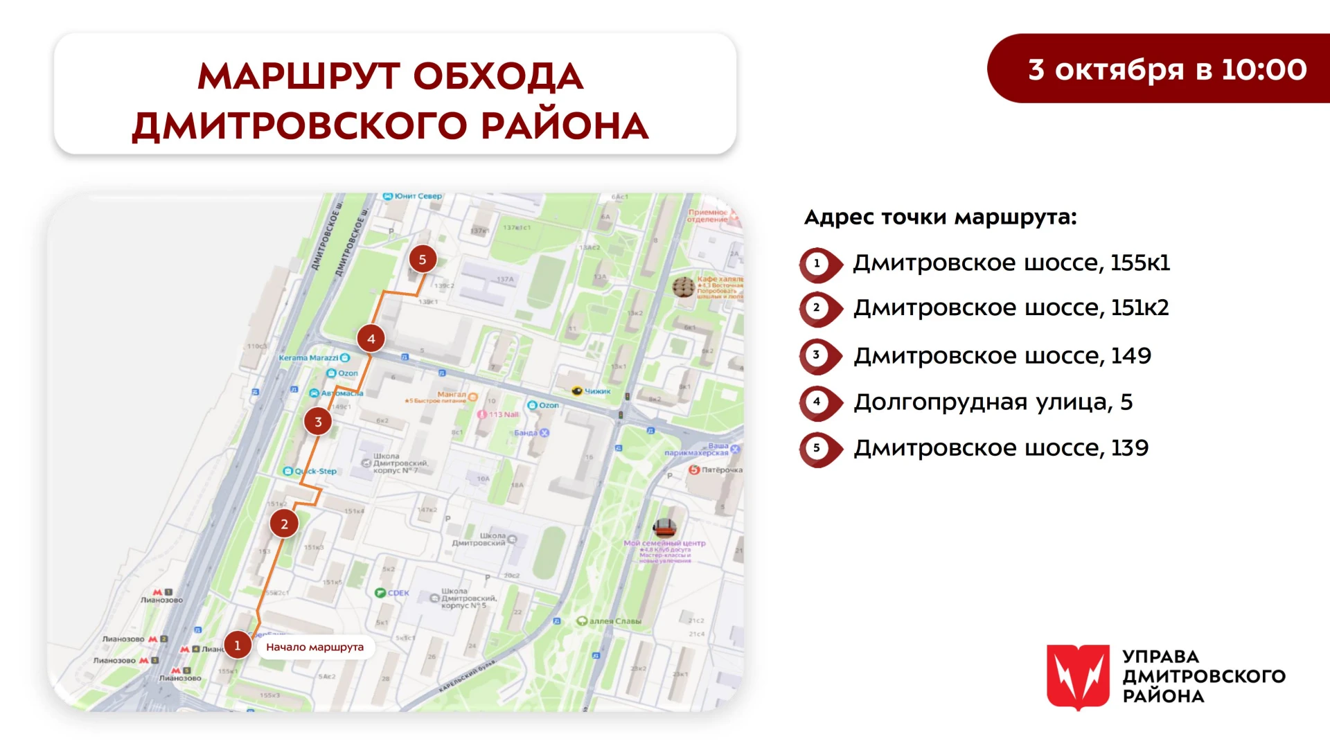 Обход территории района