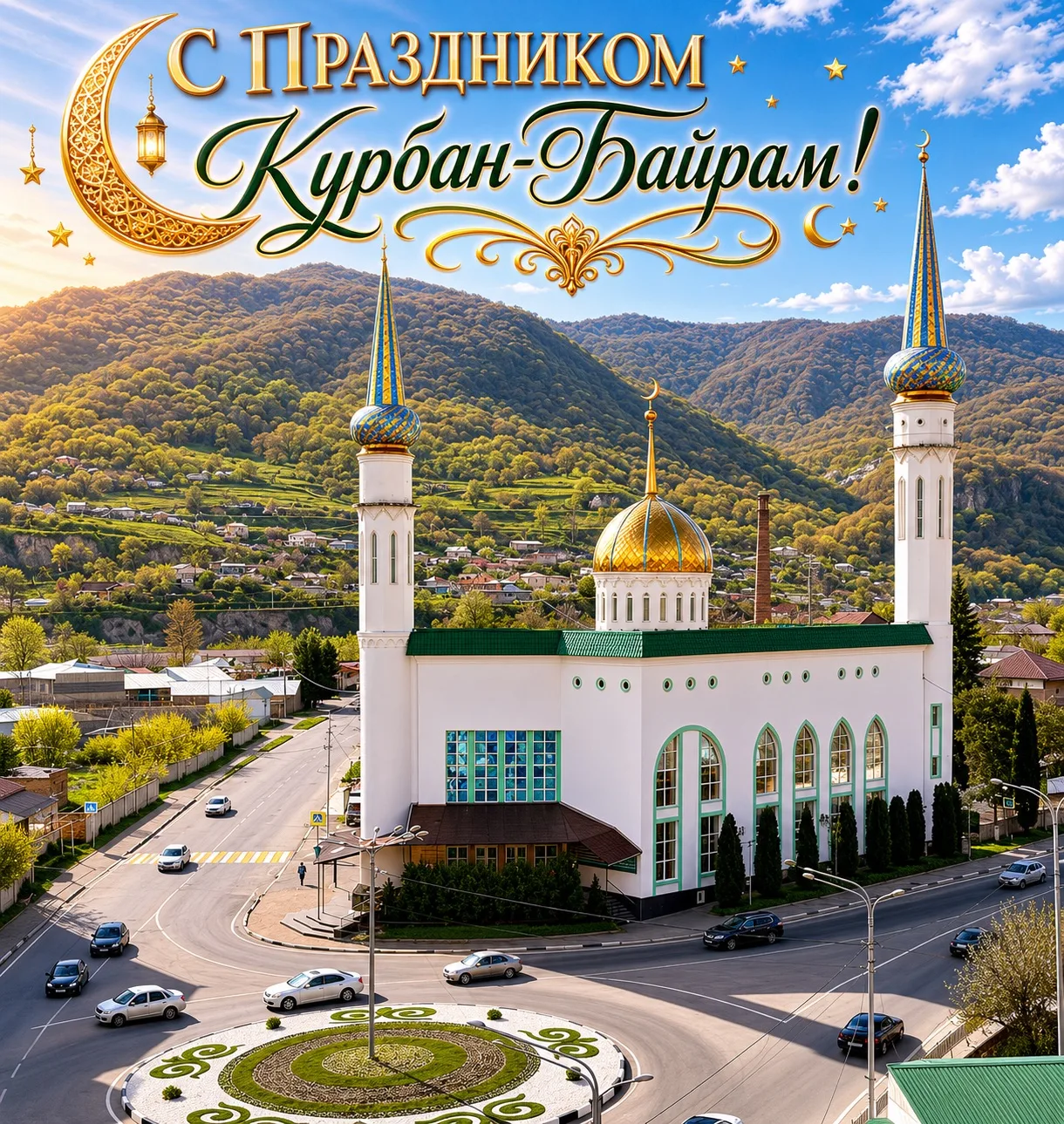 Дорогие жители Карачаевского городского округа! Сердечно поздравляю Вас со светлым исла...