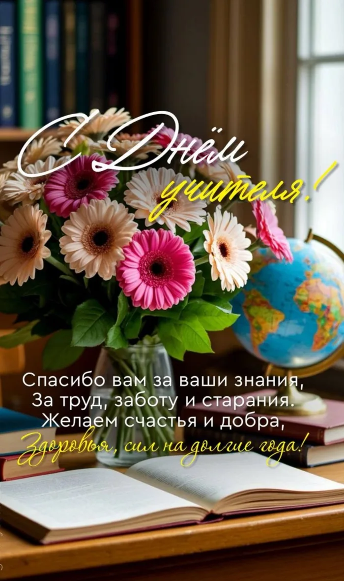 С днём учителя!