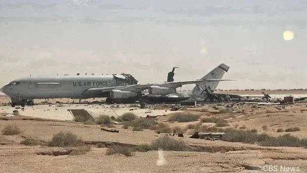 ❗️CBS показал кадры разрушений на американских военных базах в Саудовской Аравии и Кувейте