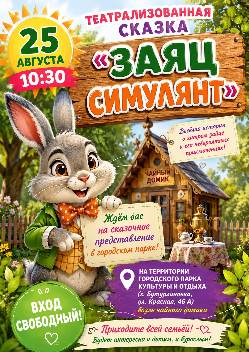 🌿🐰 Приглашаем на сказку!🐰🌿
