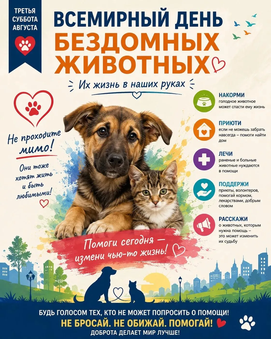 Всемирный день бездомных животных: день, который напоминает о нашей человечности