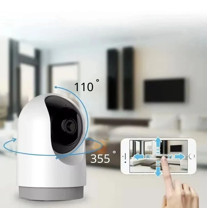 Камера видеонаблюдения HOCO D1 Indoor PTZ HD, 3MP, Wi-Fi 2.4G, IOS/Android, Поддержка m...