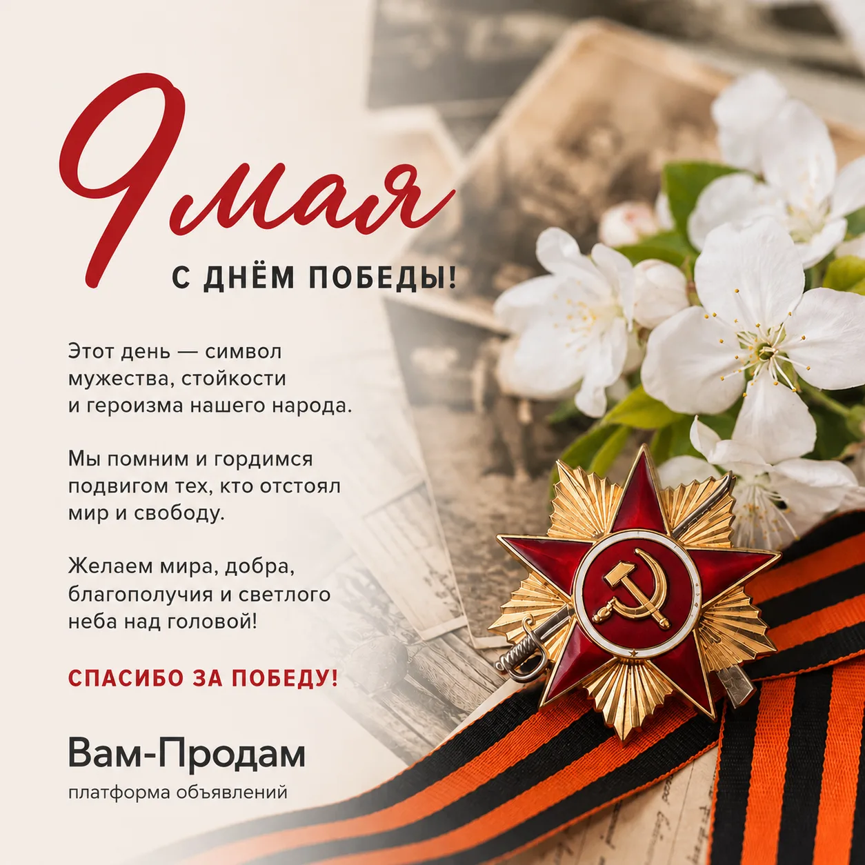 С Днём Победы! 🇷🇺