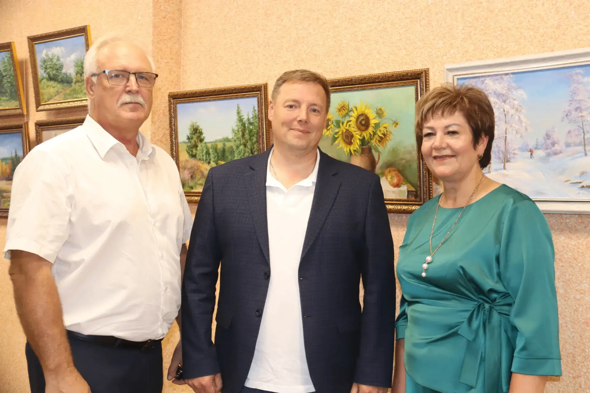 🎨 В конце рабочей недели имел честь посетить открытие персональной выставки живописи «...