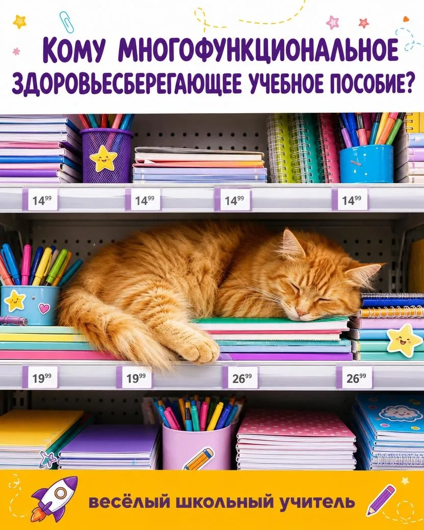 Кому многофункциональное здоровьесберегающее учебное пособие? 😄🐾

Вот оно — идеальное средство от 