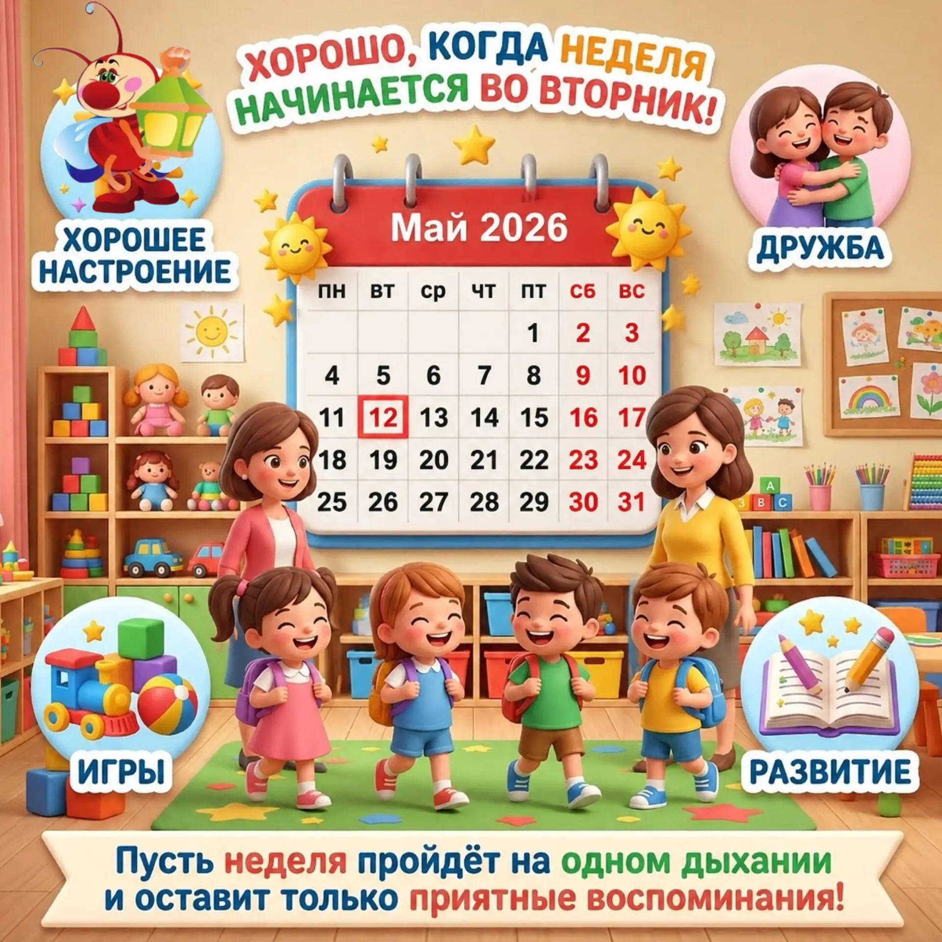 Вторник — отличный день для новых начинаний!