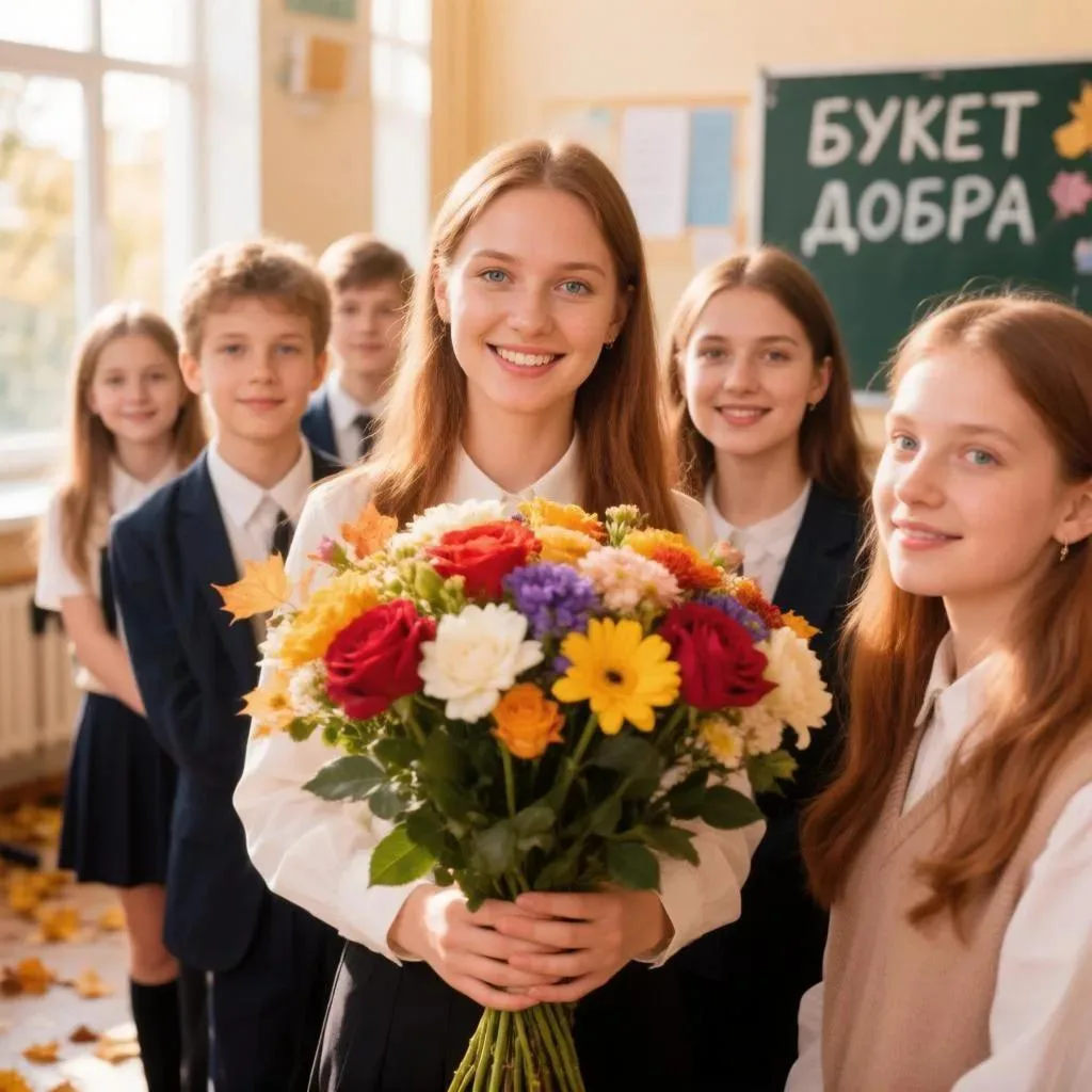В этом году стать участником акции «Букет добра» стало ещё проще!