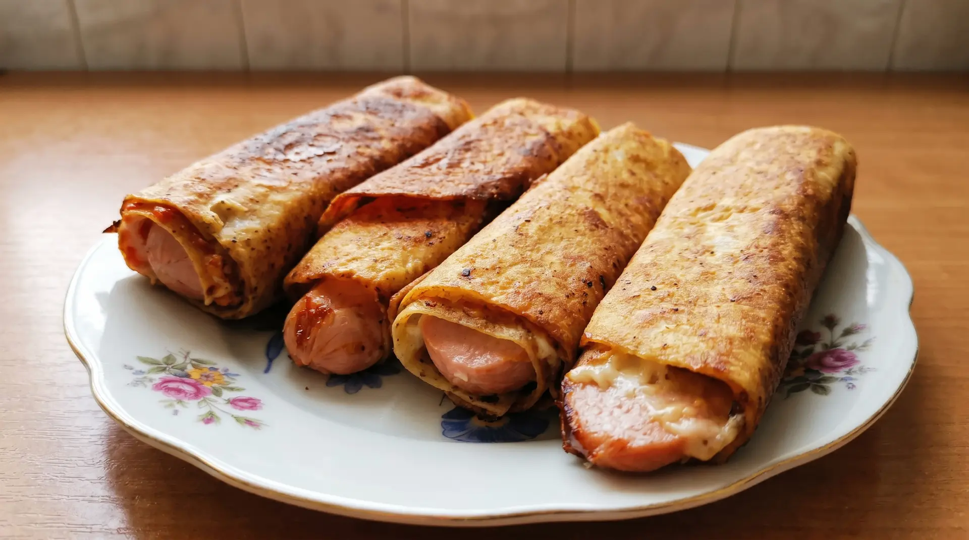 Сытные трубочки на скорую руку