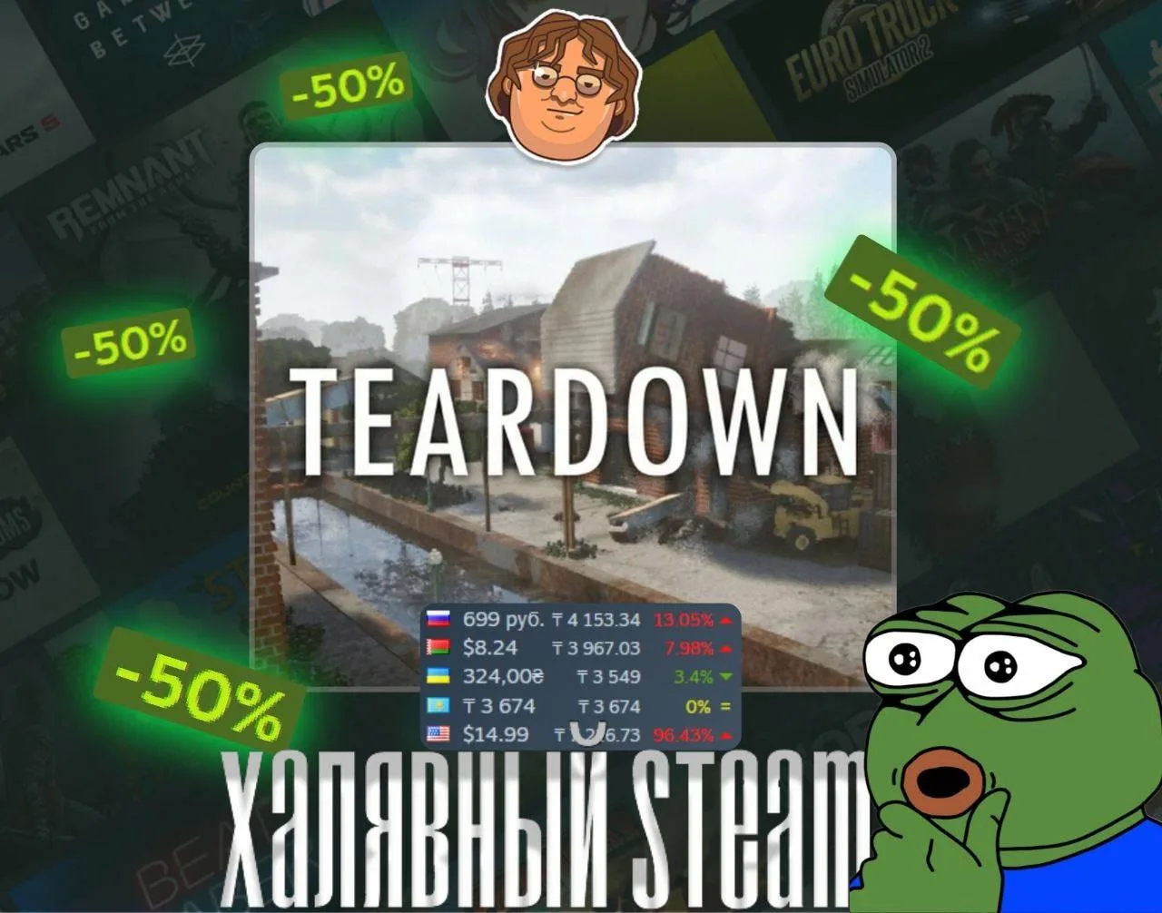 ✋ Тут ты сломаешь все — Teardown получила скидку5️⃣0️⃣

Совершите идеальное ограбление в воксельном 