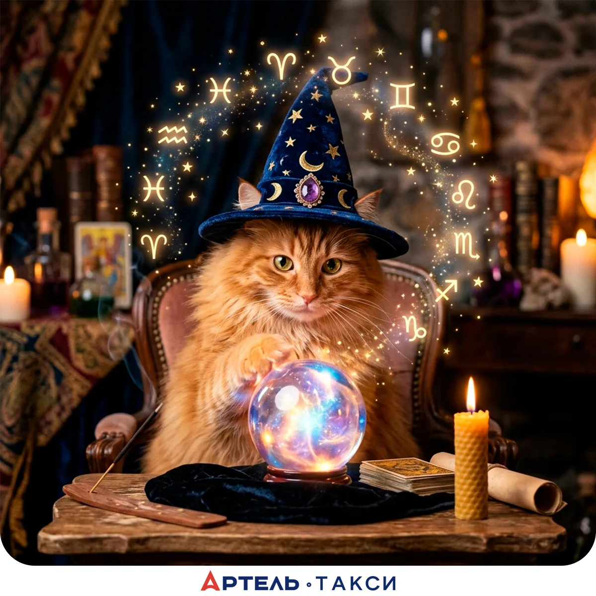 Такси-гороскоп подъехал! 🔮