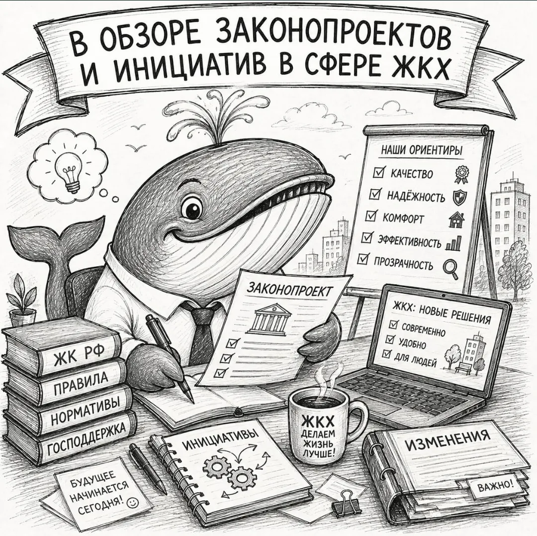 📝В обзоре законопроектов и инициатив в сфере ЖКХ за неделю: