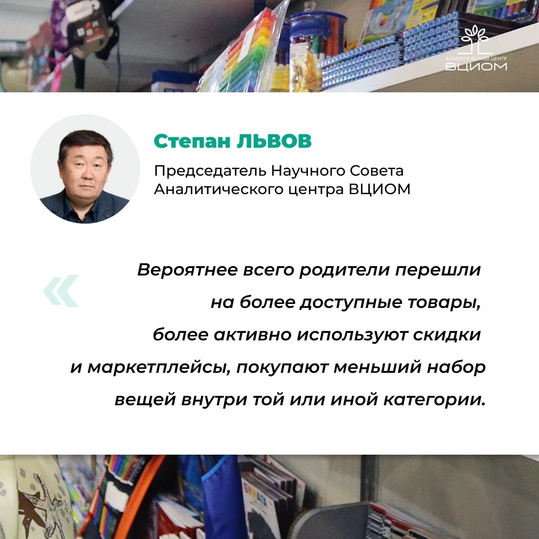 💬 О тратах россиян на подготовку детей к новому учебному году рассказывает председател...