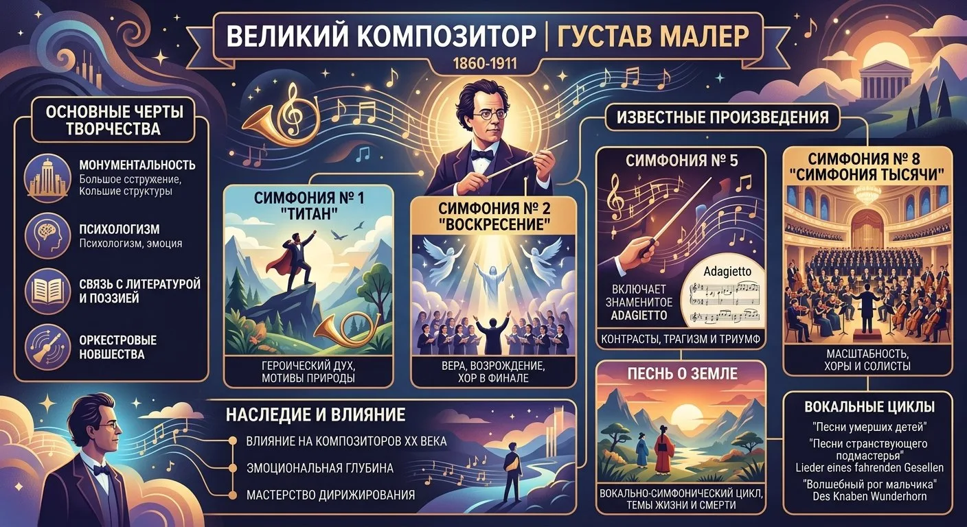 🎶✨ «Звуки души: как Малер меняет наше восприятие музыки»✨

🎶Вы когда-нибудь задумывались, какие та