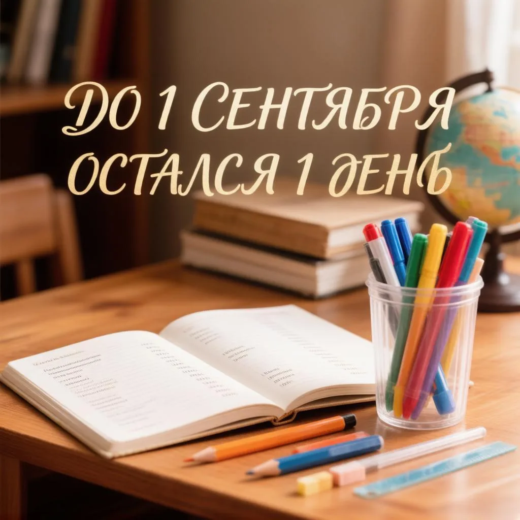 Один день и ещё чуть-чуть! И мы снова будем вместе на праздничной линейке: учителя, уче...