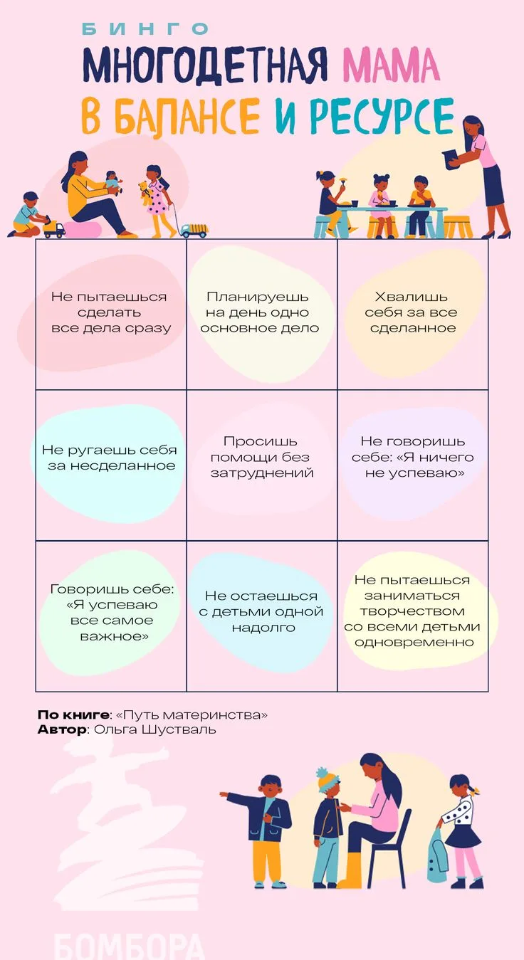 Советы для многодетных мам.

🧑‍🧒Современная мама