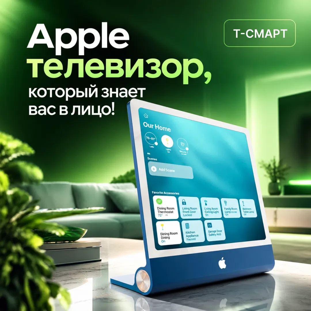 🤯 Apple-телевизор, который знает вас в лицо?