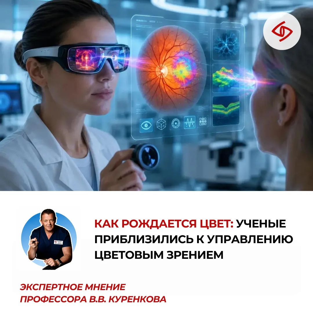 🧠 Как рождается цвет: ученые приблизились к управлению цветовым зрением