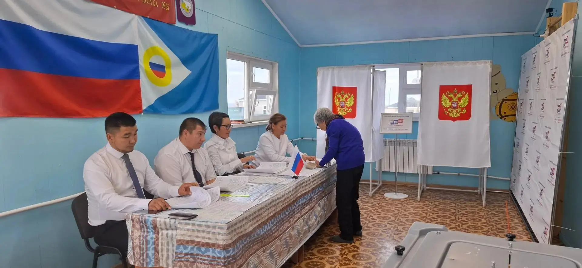 🗳 Нутэпэльмен завершил голосование со стопроцентной явкой