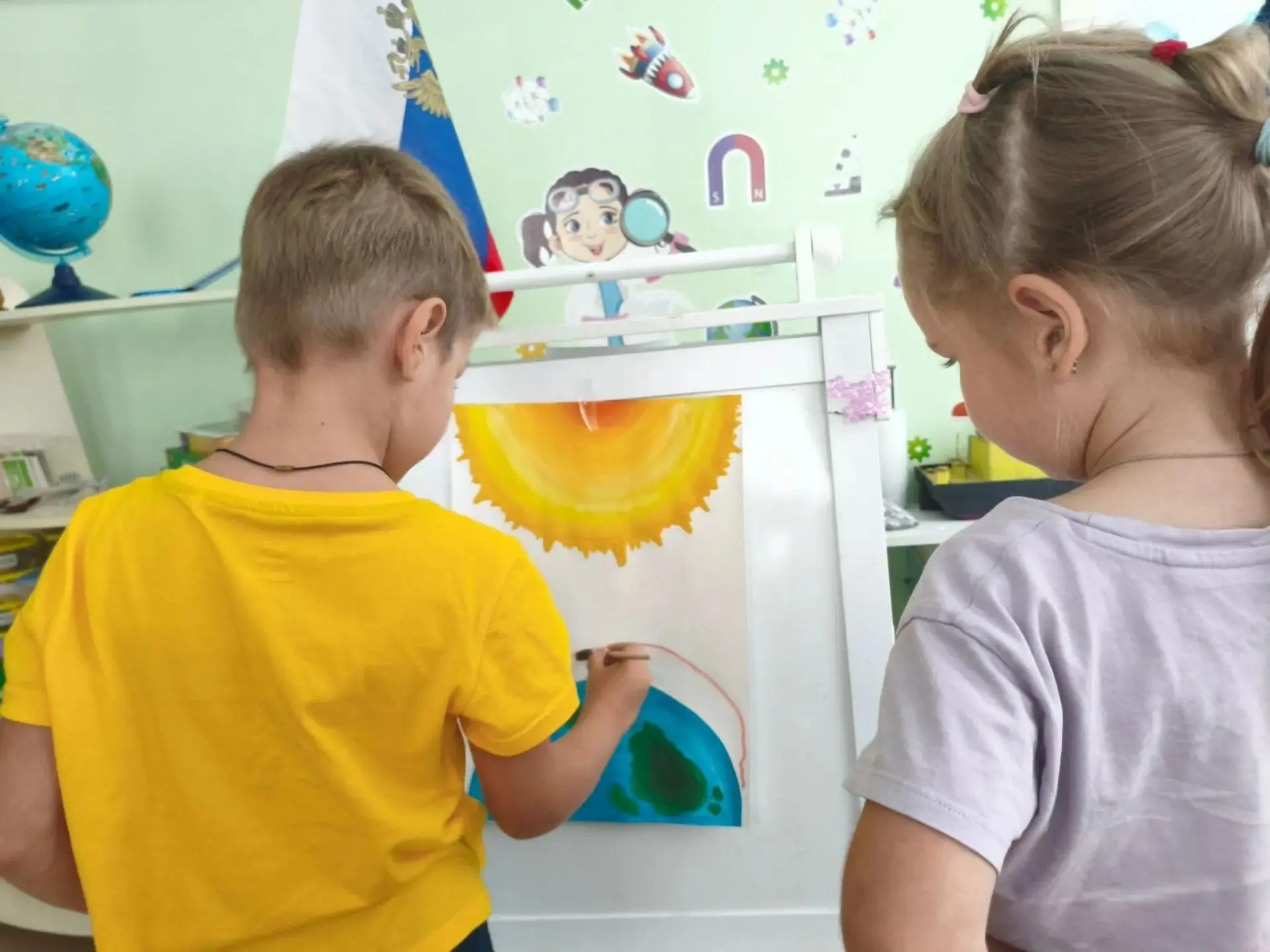Группа «Лучики» отметила Международный день охраны озонового слоя настоящим мини-исслед...