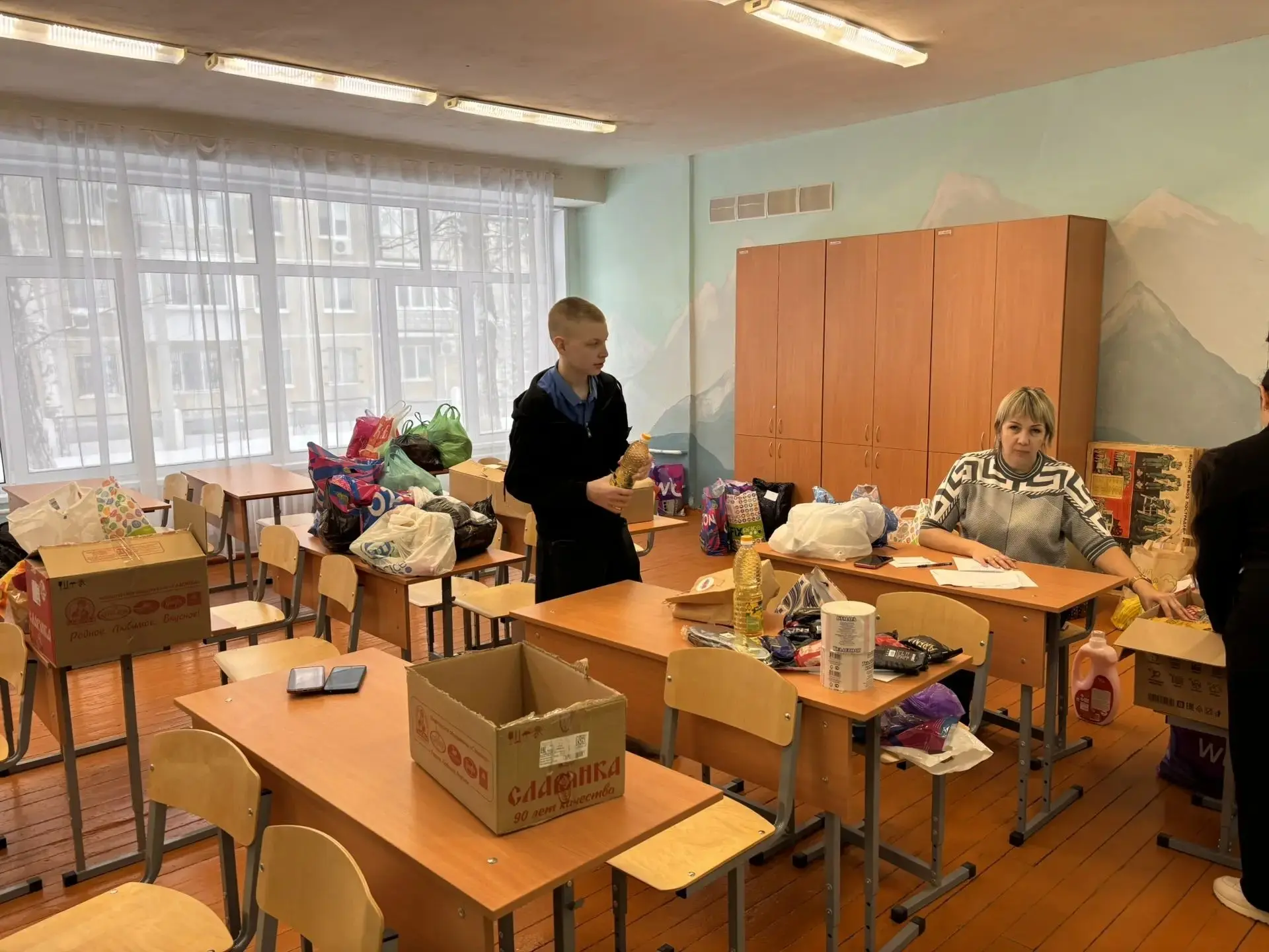 «Тепло родного дома» — добро, которое греет сердца! 
Накануне Дня защитника Отечества ученики МОАУ «