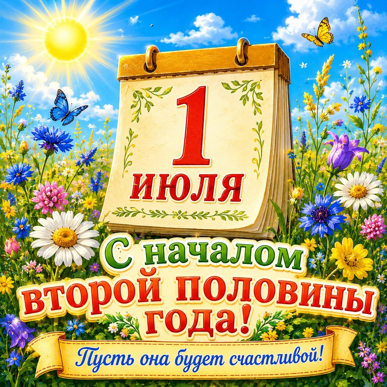 🌿 С началом второй половины года!
