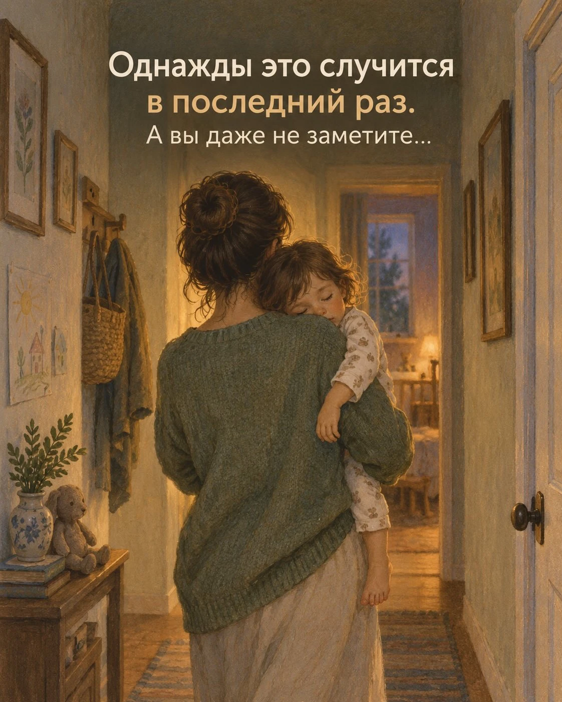 💔 Самое грустное в материнстве — никогда не знаешь, когда что-то происходит в последни...