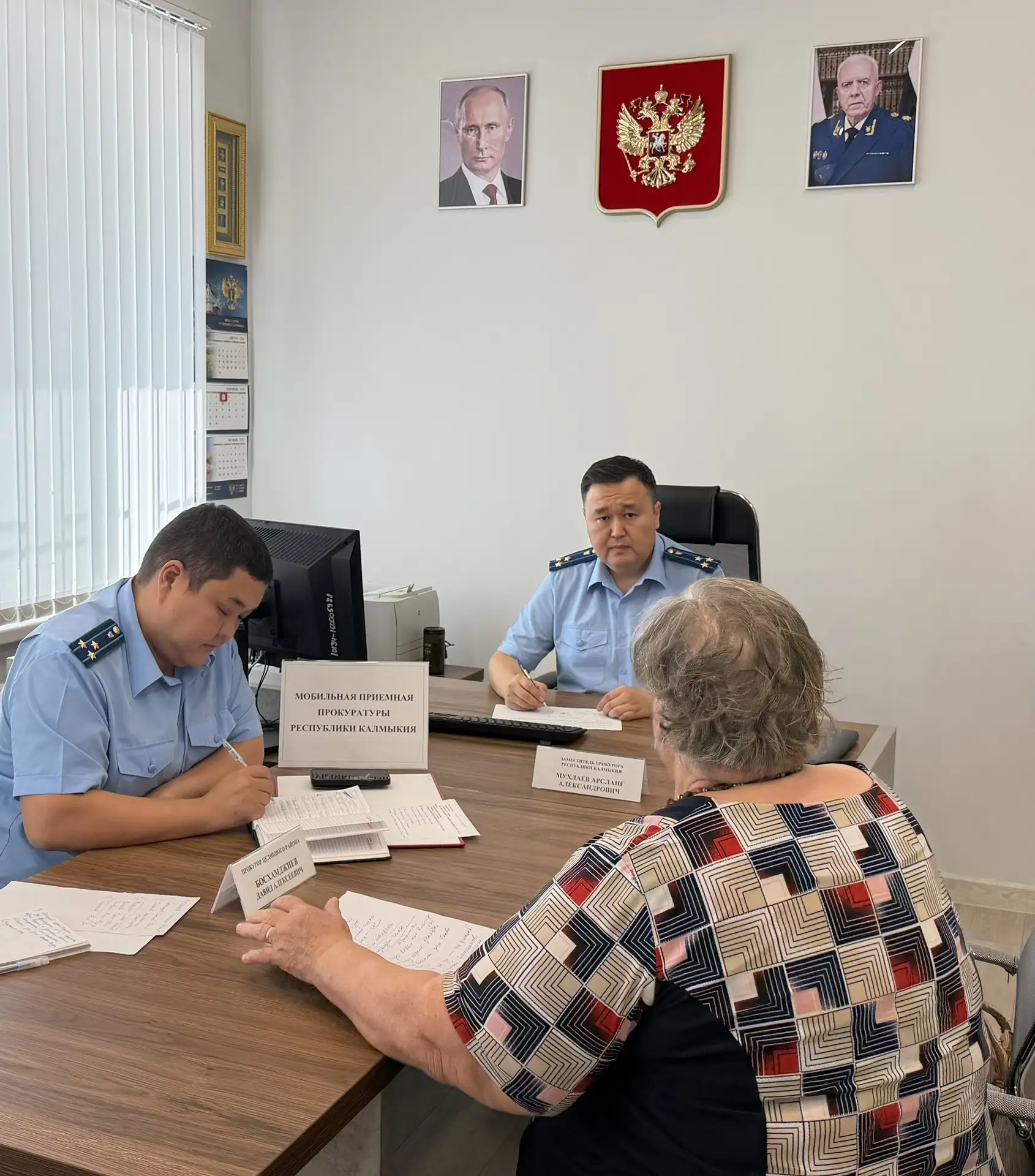 Заместитель прокурора республики провел прием жителей Целинного района