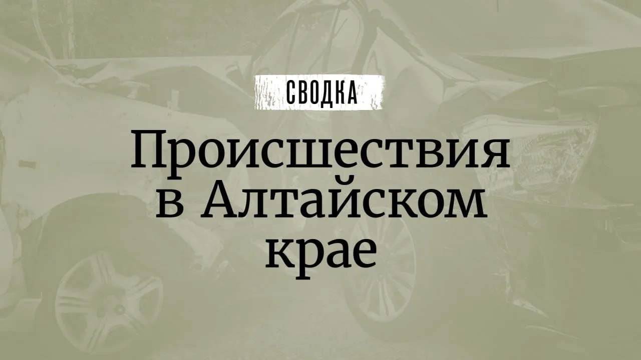Происшествия в Алтайском крае — сводка ⚡

✏ На озере Ая погиб 20-летний парень. Он пытался переплыть