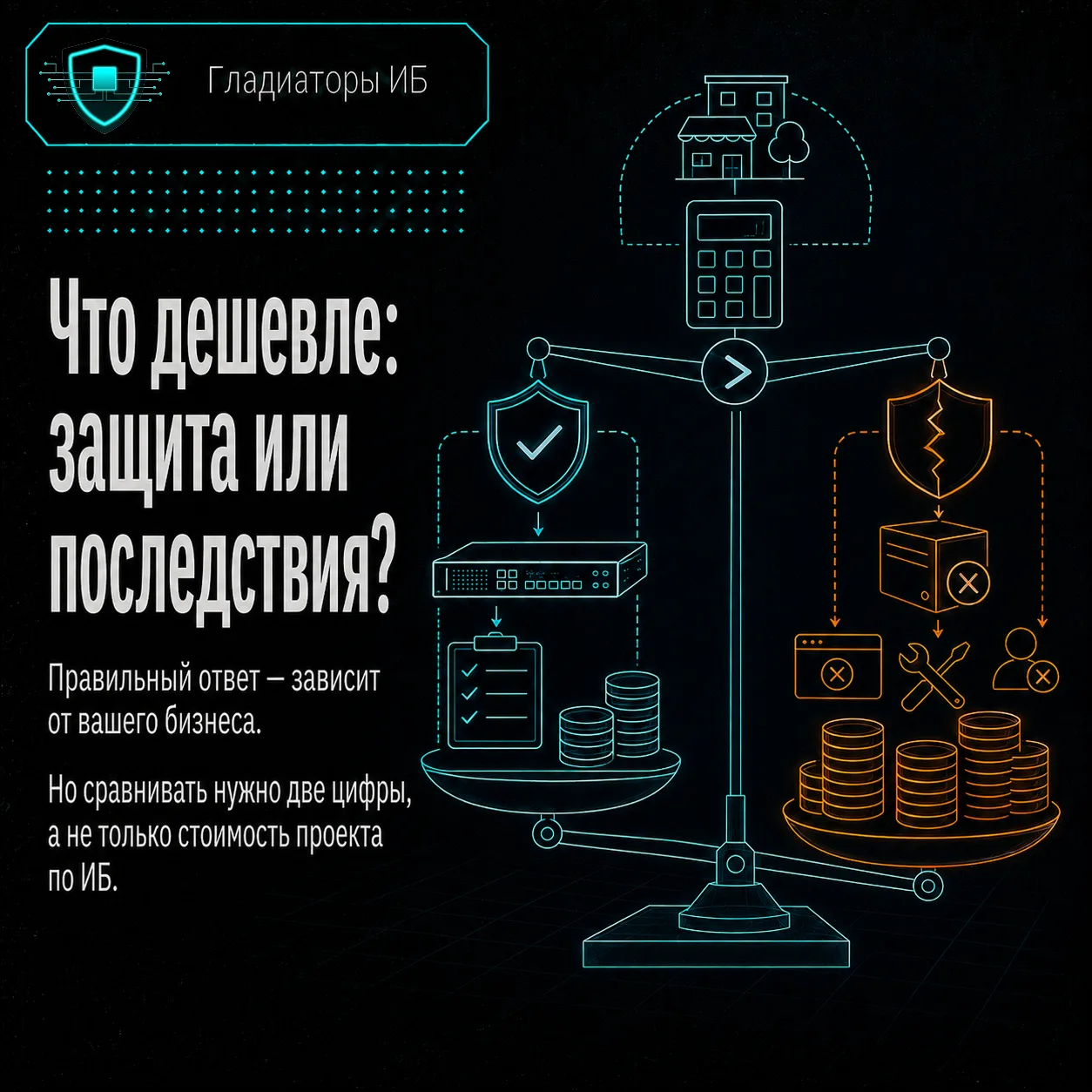 Иногда ничего не делать с сетевой безопасностью действительно дешевле.