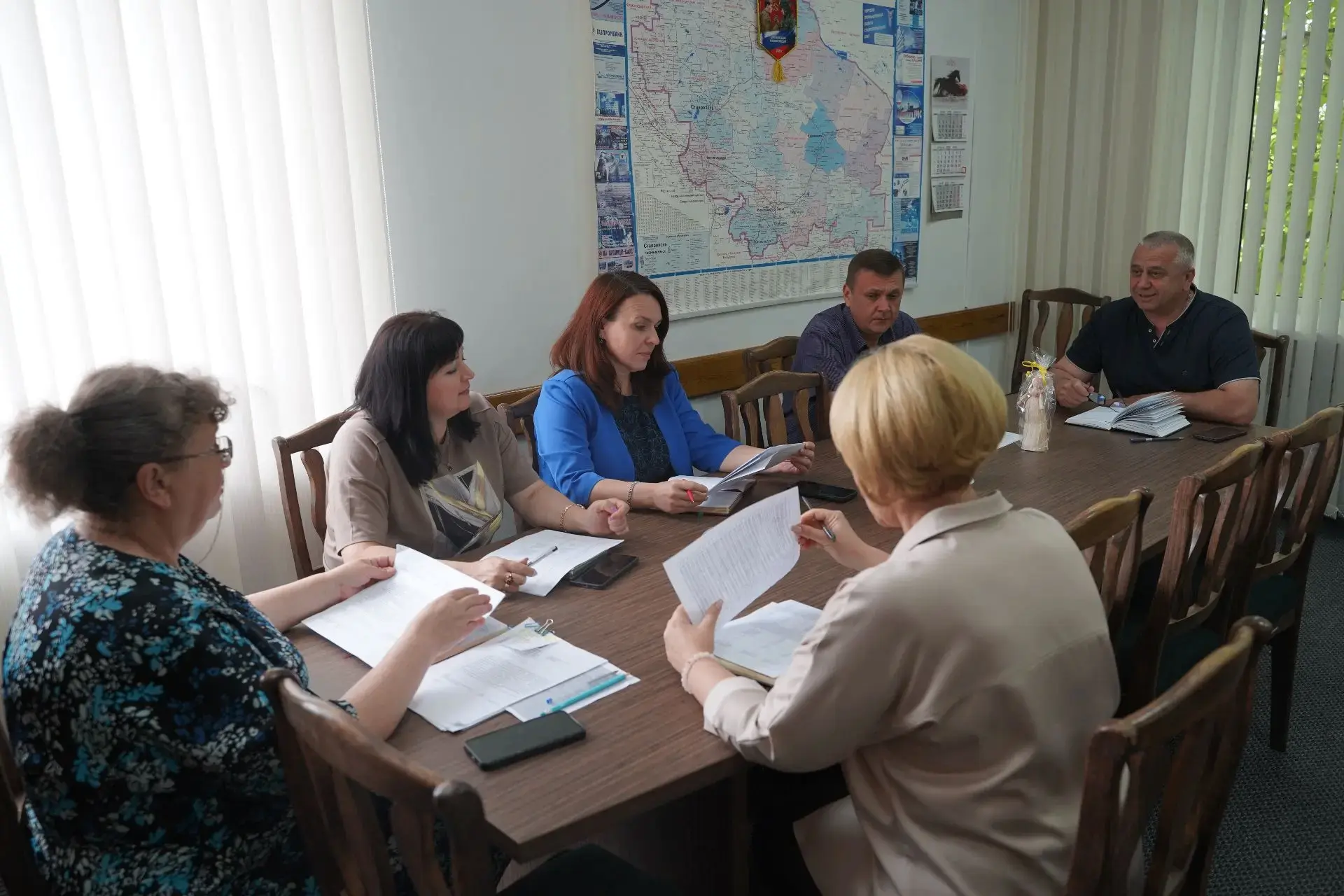 Под председательством первого заместителя главы администрации Андроповского муниципальн...