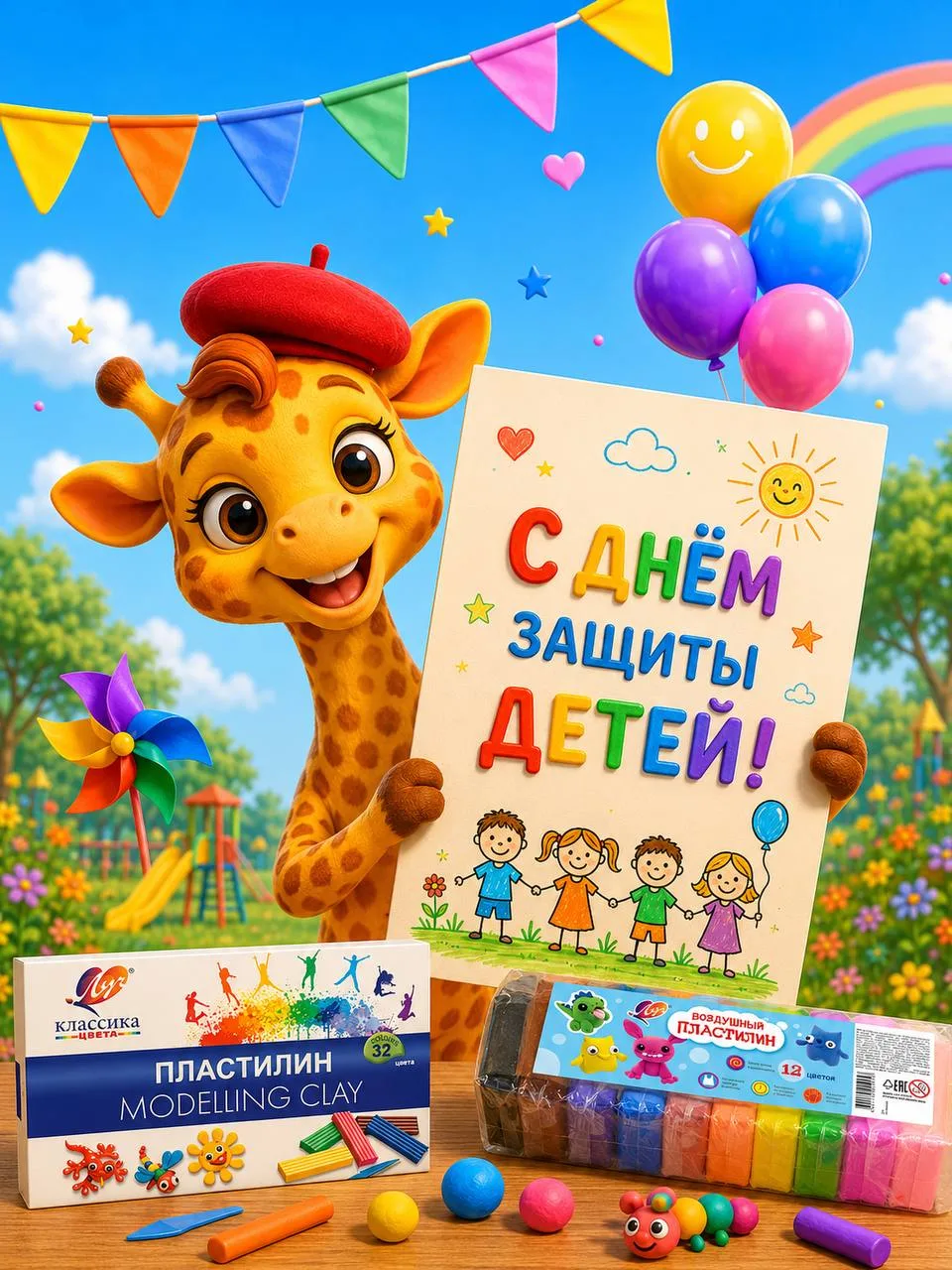 С Днём защиты детей!  🎈