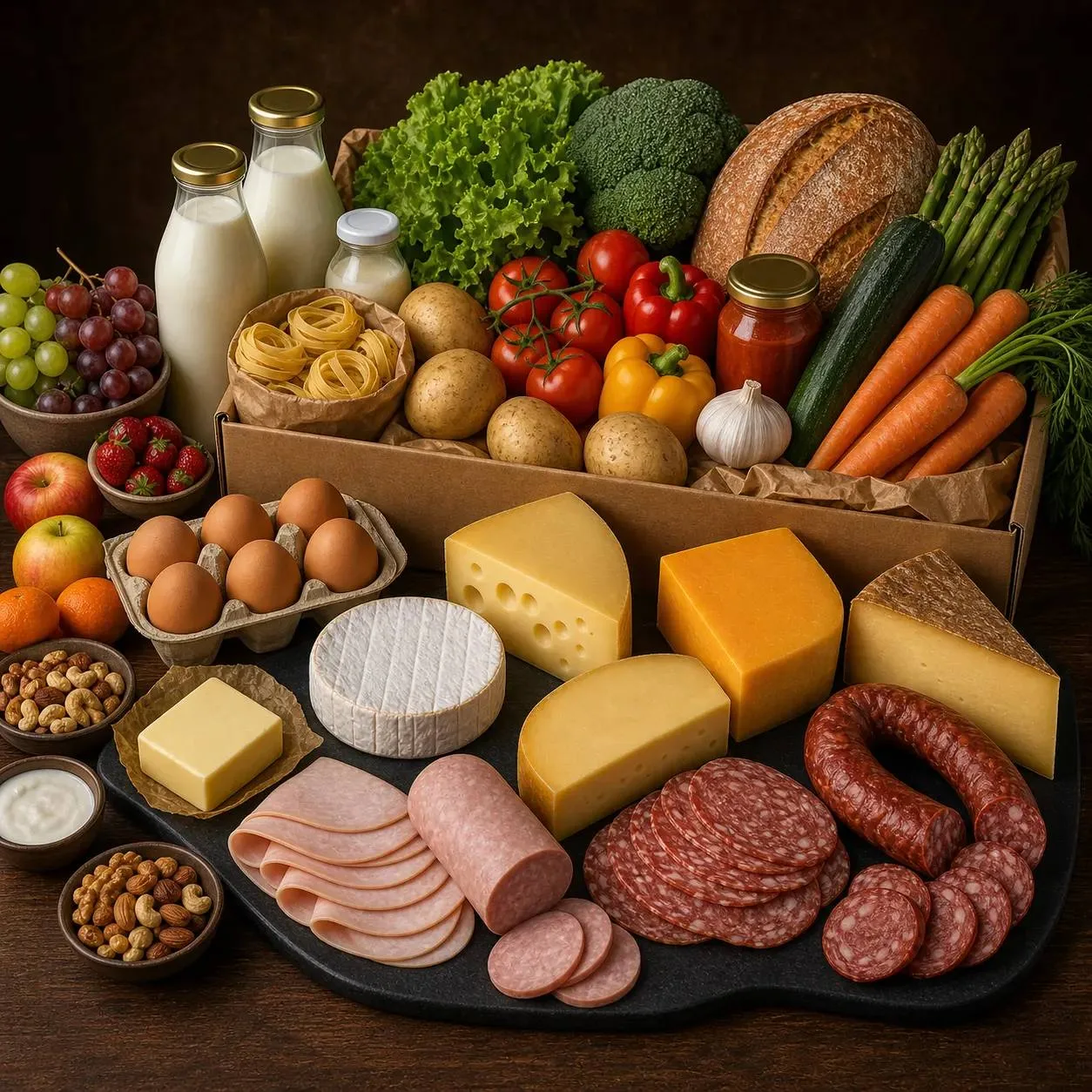 Минимальный месячный набор продуктов подорожал почти на 8%.