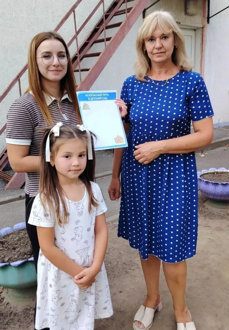 В рамках формирования культуры дорожной безопасности воспитанники группы "Яблонька " вм...