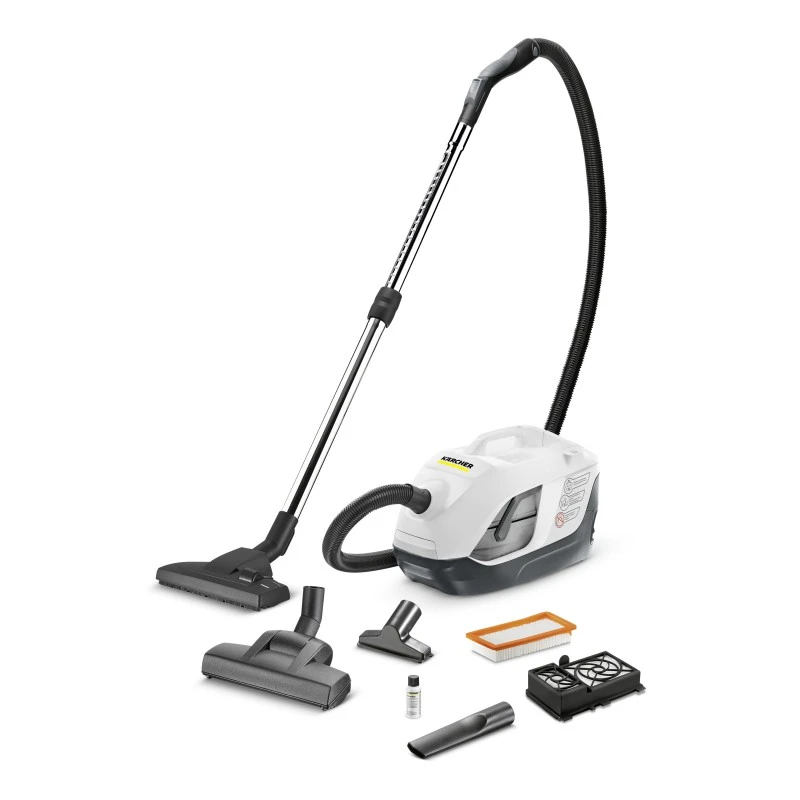 Karcher DS 6 Premium Plus - обновленная модель пылесоса с водяным фильтром (аквафильтром), укомплект
