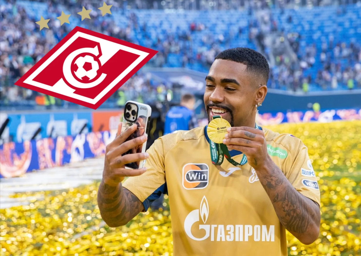 ⚡ «Спартак» хочет подписать Малкома: красно-белые заинтересованы в 29-летнем экс-футболисте «Зенита»