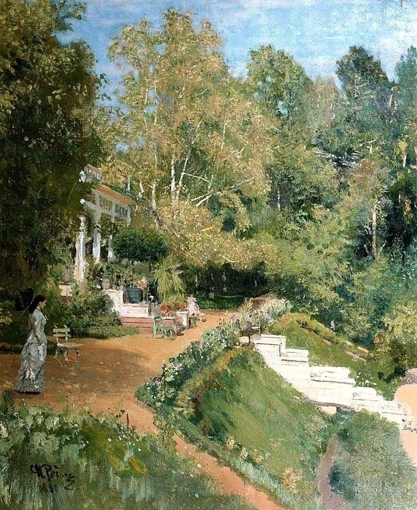 "Абрамцево. Летний пейзаж", 1880