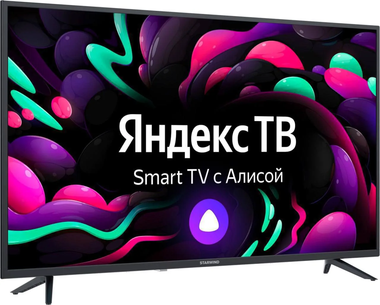Телевизор Starwind SW-LED24SG304 чёрный 1366x768, HD READY, 60 Гц, Wi-Fi, Smart TV, Янд...