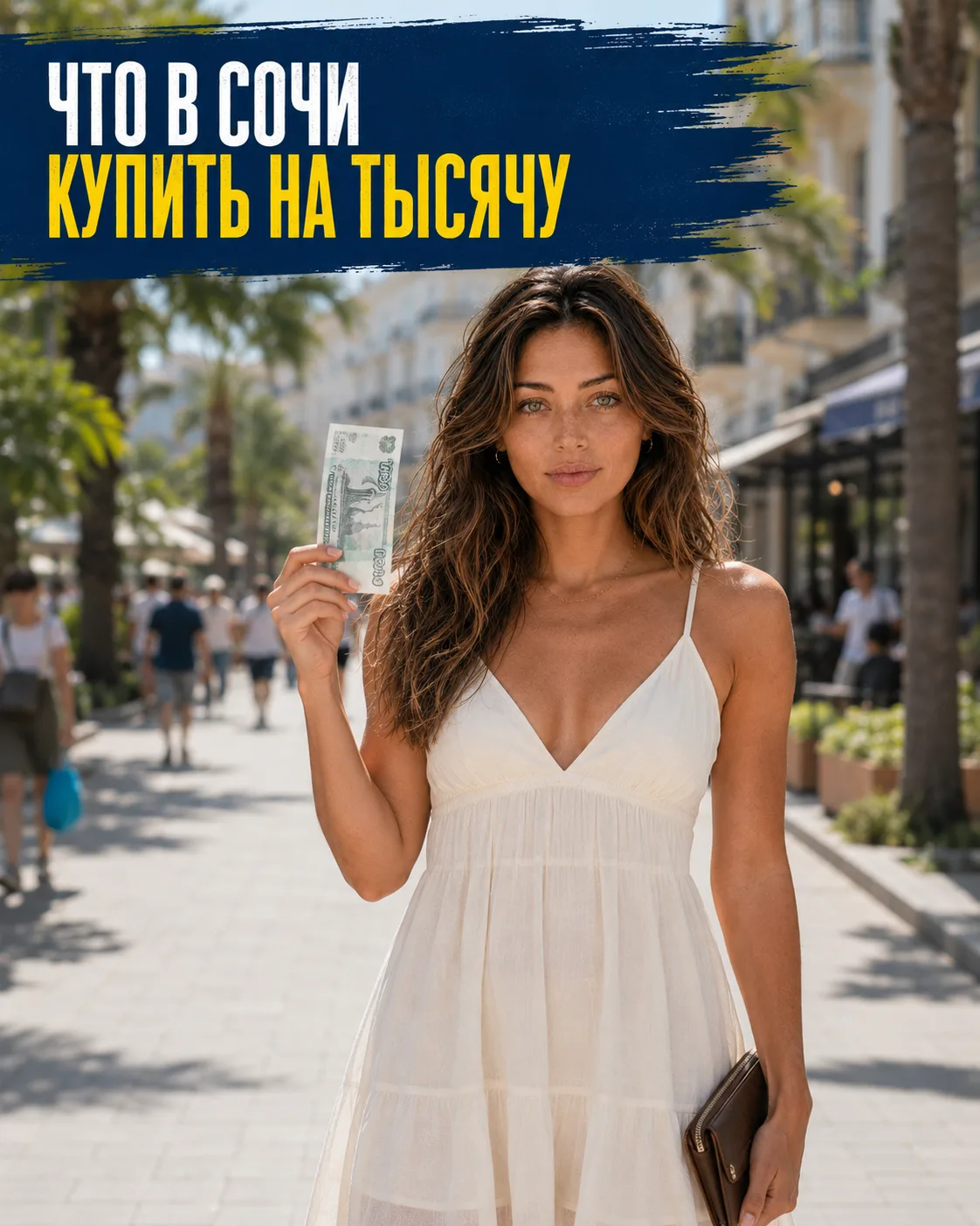 Что можно купить в Сочи на 1000 рублей

Тысяча рублей в Сочи — сумма с очень нестабильной самооценко
