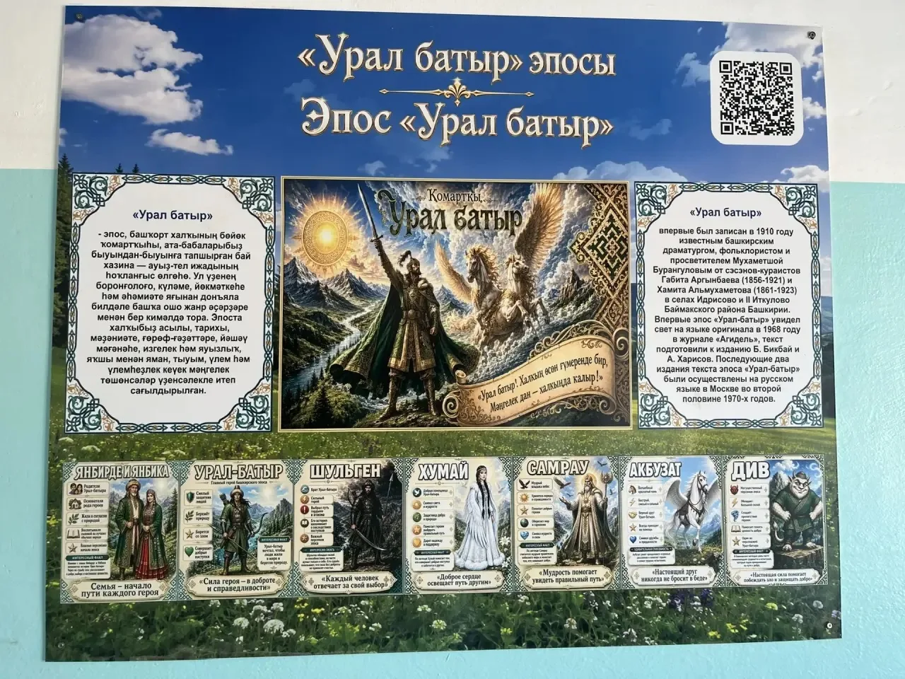 Эпос «Урал батыр» - один из древнейших героических эпосов башкирского народа и выдающий...