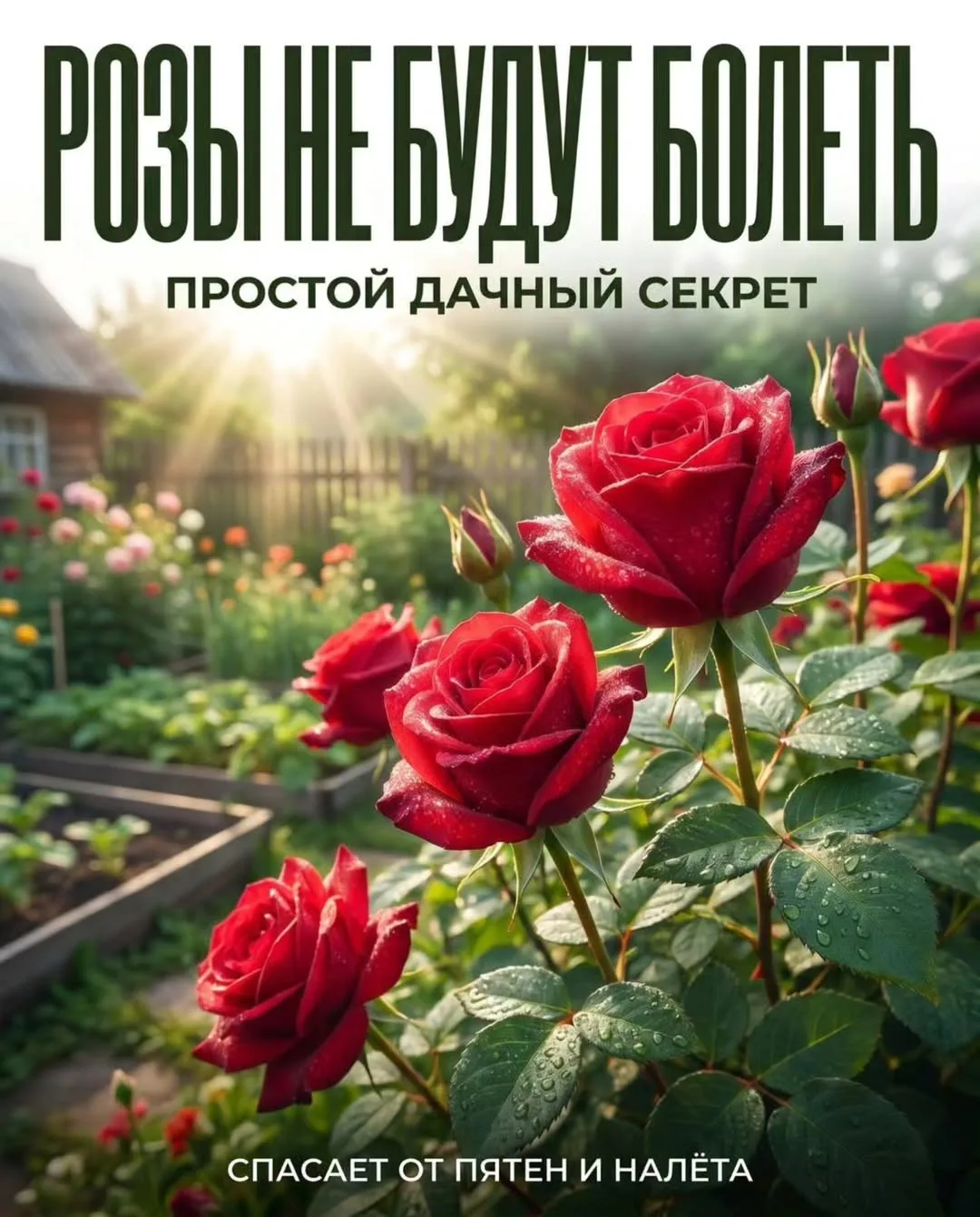 Розы покрываются пятнами и белым налётом? Значит, ты упускаешь один простой шаг 🌹  Этот раствор дела