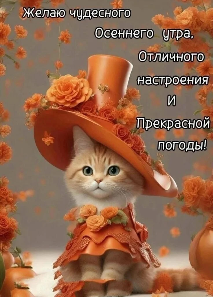 Утро доброе! С первым воскресеньем осени!