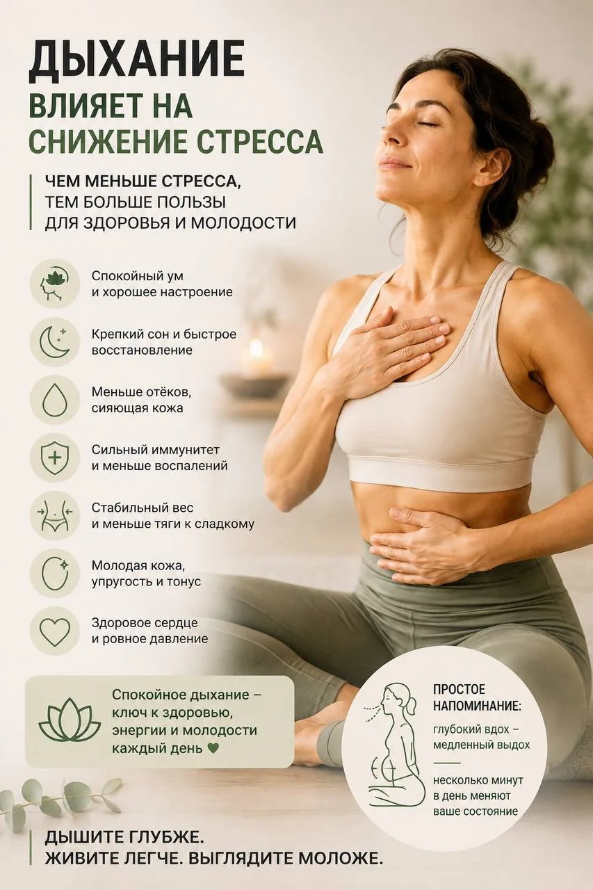 😮‍💨 Иногда лучший антистресс - это… один глубокий вдох