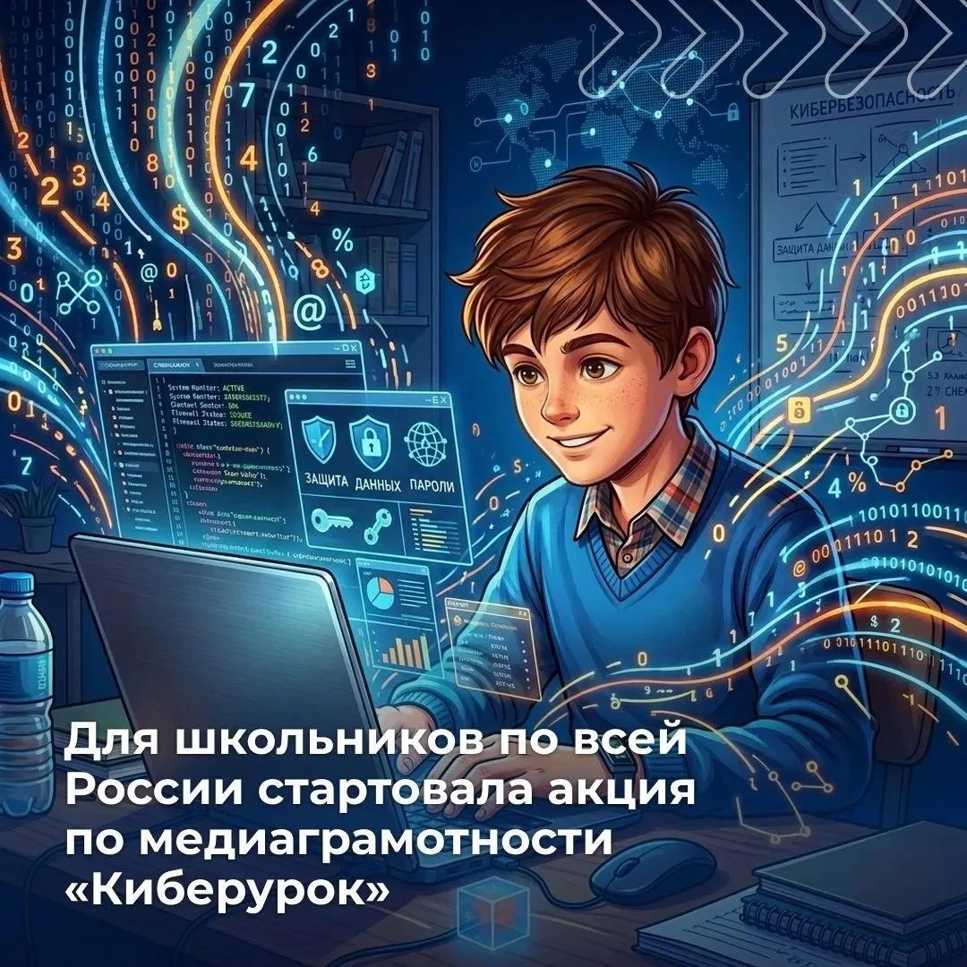 📲 «Киберурок» уже стартовал: масштабная акция для школьников проходит по всей России